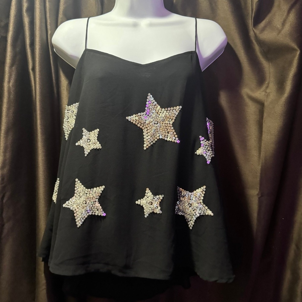 Rare! Hollister Y2K Babyboll Star blouse